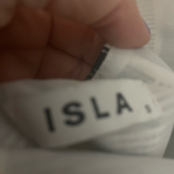 Isla halter top, black and white - Picture 3 of 3